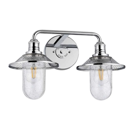 Kinkiet loft Rigby polerowany chrom QN-RIGBY2-BATH-PC - Quintiesse