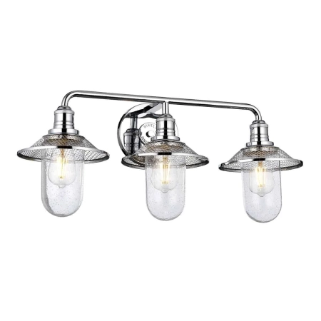 Kinkiet loft Rigby polerowany chrom QN-RIGBY3-BATH-PC - Quintiesse