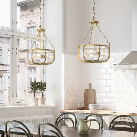 Lampa Hampton wisząca ROUX QN-ROUX3-NBR - Quintiesse