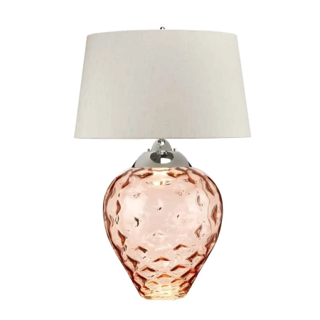 Lampa stołowa Samara łososiowa QN-SAMARA-TL-LRG-SLM - Quintiesse