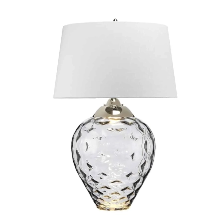 Lampa stołowa Samara przydymione szkło QN-SAMARA-TL-LRG-SMK - Quintiesse