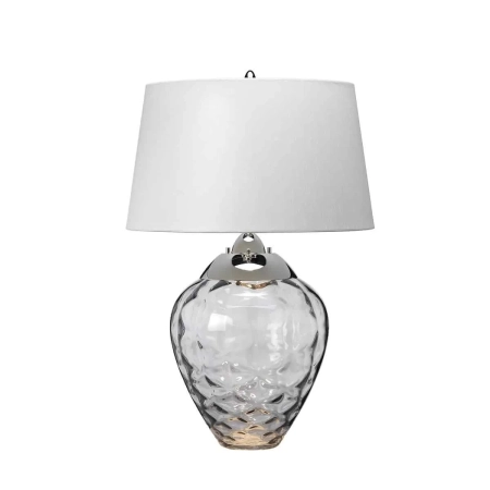 Lampa stołowa Samara przydymione szkło QN-SAMARA-TL-SMK - Quintiesse