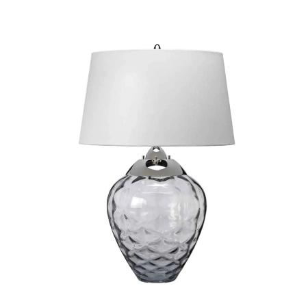 Lampa stołowa Samara przydymione szkło QN-SAMARA-TL-SMK - Quintiesse