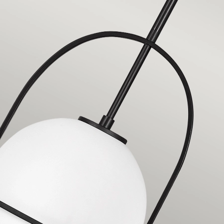 Lampa wisząca nowoczesna SOMERSET QN-SOMERSET-P-O-BK - Quintiesse