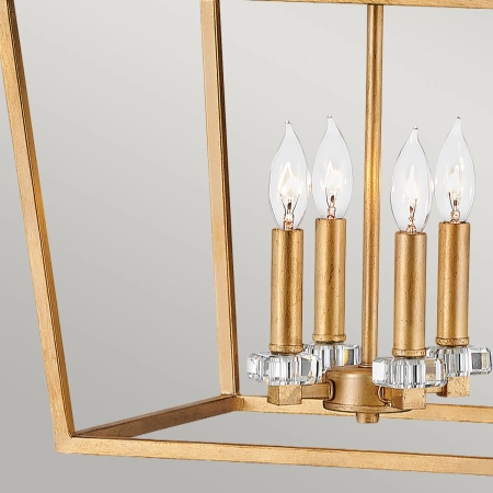 Lampa Hampton wisząca STINSON L QN-STINSON-4P-L-DBR - Quintiesse