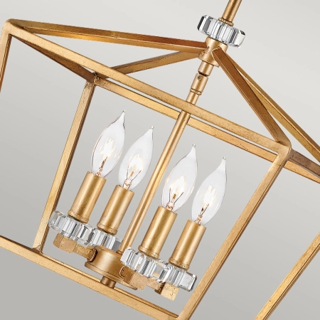 Lampa Hampton wisząca STINSON M QN-STINSON-4P-M-DBR - Quintiesse