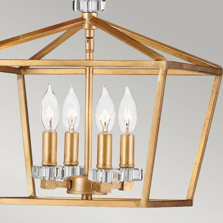 Lampa Hampton wisząca STINSON M QN-STINSON-4P-M-DBR - Quintiesse