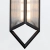 Lampa wisząca metalowa czarna ze szklanym kloszem QN-CAIRO-1P-UBZ-CR z serii Cairo