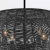 Lampa wisząca metalowa czarna 10-punktowa QN-LUCA-10P-BK-BK z serii LUCA