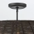 Lampa wisząca metalowa czarna 5-punktowa QN-LUCA-5P-M-BK-BK z serii LUCA