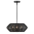 Lampa wisząca metalowa czarna 3-punktowa QN-LUCA-P-S-BK-BK z serii LUCA