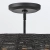 Lampa wisząca metalowa czarna 3-punktowa QN-LUCA-P-S-BK-BK z serii LUCA