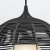 Lampa wisząca metalowa czarna 61cm QN-MADDOX-P-M-BK-BK z serii Maddox