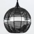 Lampa wisząca metalowa czarna ze szkłem QN-MADDOX-P-S-BK-BK z serii Maddox