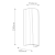 Kinkiet metalowy biały 33cm QN-MARTINE-2WB-WHT z serii MARTINE
