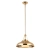 Lampa wisząca złota metalowa ze szklanym kloszem QN-PALMETTO-P-M-PB z serii PALMETTO