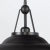 Lampa wisząca metalowa czarna ze szklanym kloszem QN-PALMETTO-P-M-UBZ z serii Palmetto