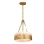 Lampa wisząca złota metalowa 3-punktowa QN-SAWGRASS-2P-DG-O z serii SAWGRASS