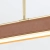 Lampa wisząca metalowa brązowo-mosiężna 80cm QN-VALISE-LP80-VBS-CL z serii VALISE