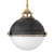 Lampa wisząca nowoczesna Fletcher stary cynky/stary mosiądz QN-FLETCHER-P-M-AZ - Quintiesse