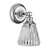 Kinkiet designerski Keynes polerowany chrom QN-KEYNES1-BATH - Quintiesse