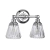 Kinkiet designerski Keynes polerowany chrom QN-KEYNES2-BATH - Quintiesse