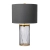 Lampa stołowa Reno przydymione szkło/ stary mosiądz QN-RENO-SMOKE-AB - Quintiesse