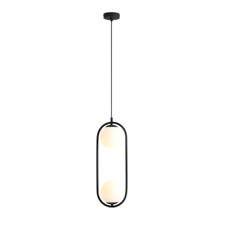 Lampa wisząca nowoczesna RIVA 2 BLACK 1086H1 - Aldex