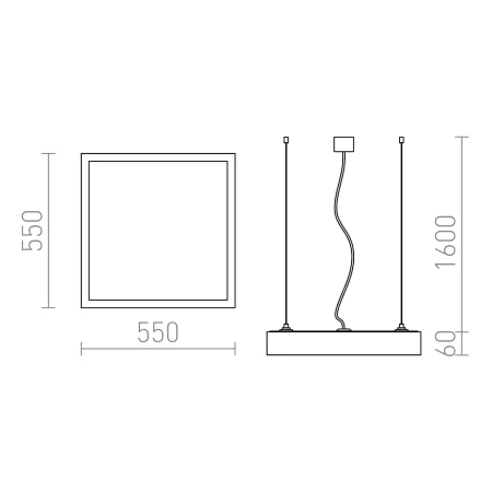 Lampa wisząca biurowa STRUCTURAL R10259 – Rendl