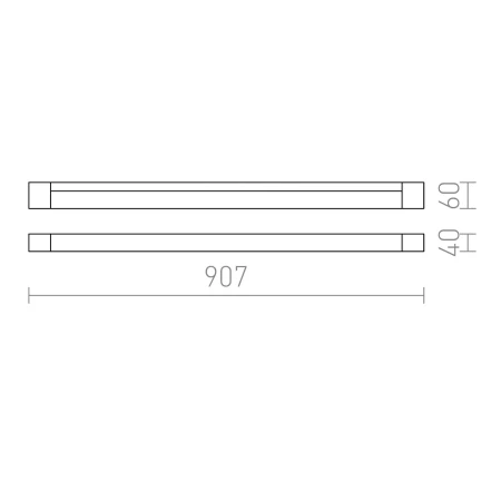 Kinkiet nowoczesny PERISA 90 R10265 - Rendl
