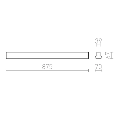 Kinkiet nowoczesny FAO 90 R10491 - Rendl