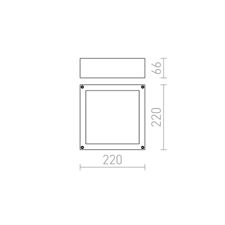 Plafon nowoczesny SCOTT R10552 - Rendl