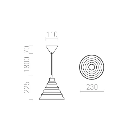 Lampa loft wisząca AMICI R10620 – Rendl