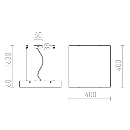 Lampa wisząca biurowa STRUCTURAL R10629 – Rendl
