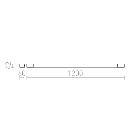 Kinkiet nowoczesny IMPERIA 120 R12219 - Rendl