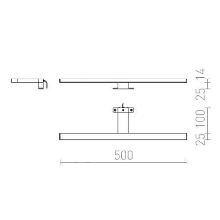 Kinkiet obrazowy BALEA 500 R12400 - Rendl