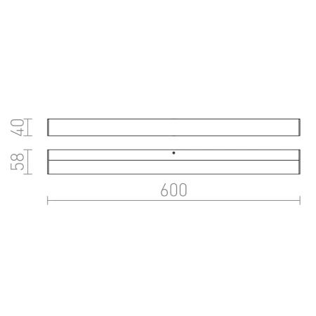 Kinkiet nowoczesny LEVIA 60 R12402 - Rendl