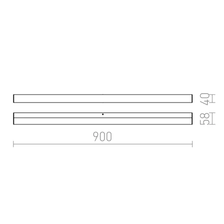 Kinkiet nowoczesny LEVIA 90 R12404 – Rendl