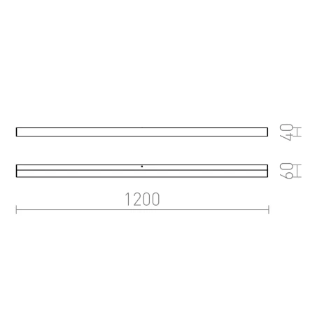 Kinkiet nowoczesny LEVIA 120 R12406 - Rendl