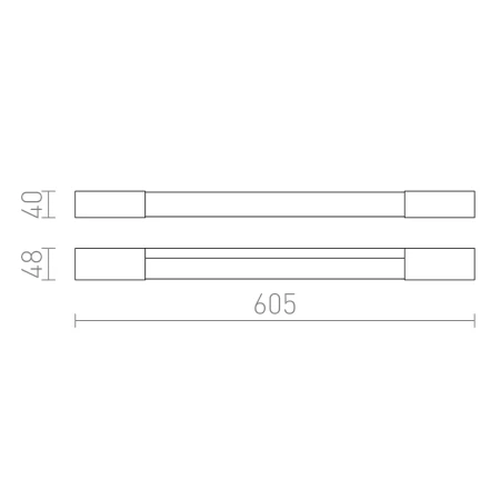 Kinkiet nowoczesny MIRANDA 60 R12407 - Rendl