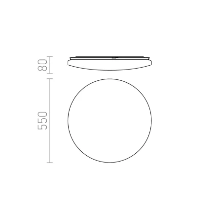 Plafon nowoczesny SEMPRE R 55 R12434 - Rendl