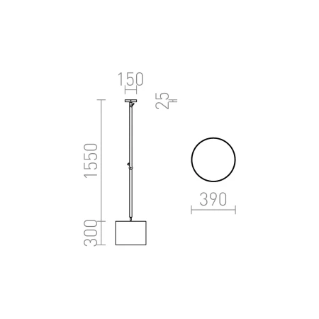 Lampa wisząca abażur MADISON C R12479 - Rendl