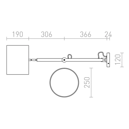 Kinkiet nowoczesny MADISON W R12480 - Rendl