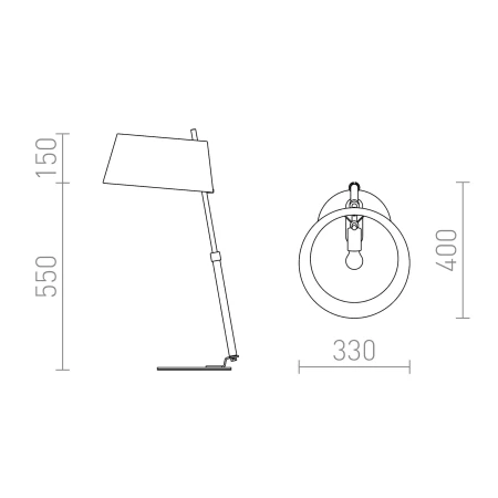 Lampa stołowa RITZY R12486 - Rendl
