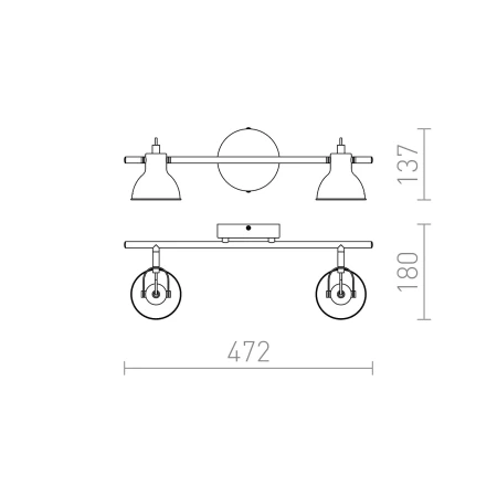 Kinkiet loft ROSITA II R12510 - Rendl