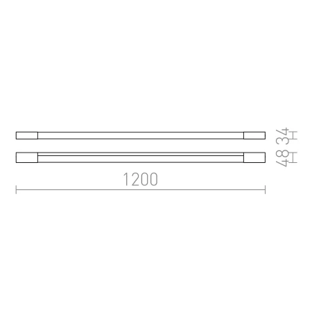 Kinkiet nowoczesny AMENITY 120 R12641 - Rendl