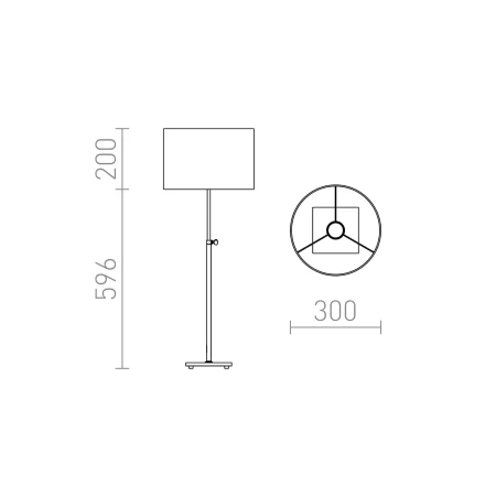 Lampa stołowa EDIKA R12665 - Rendl