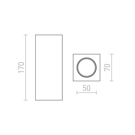 Oprawa sufitowa JACK S 17 R12751 - Rendl