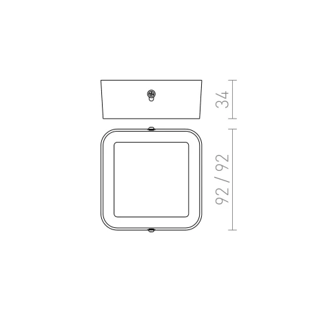 Plafon nowoczesny HUE 9 R12808 - Rendl