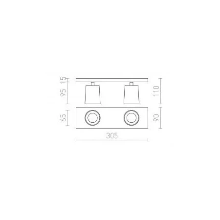 Oprawa sufitowa KENNY II R12916 - Rendl